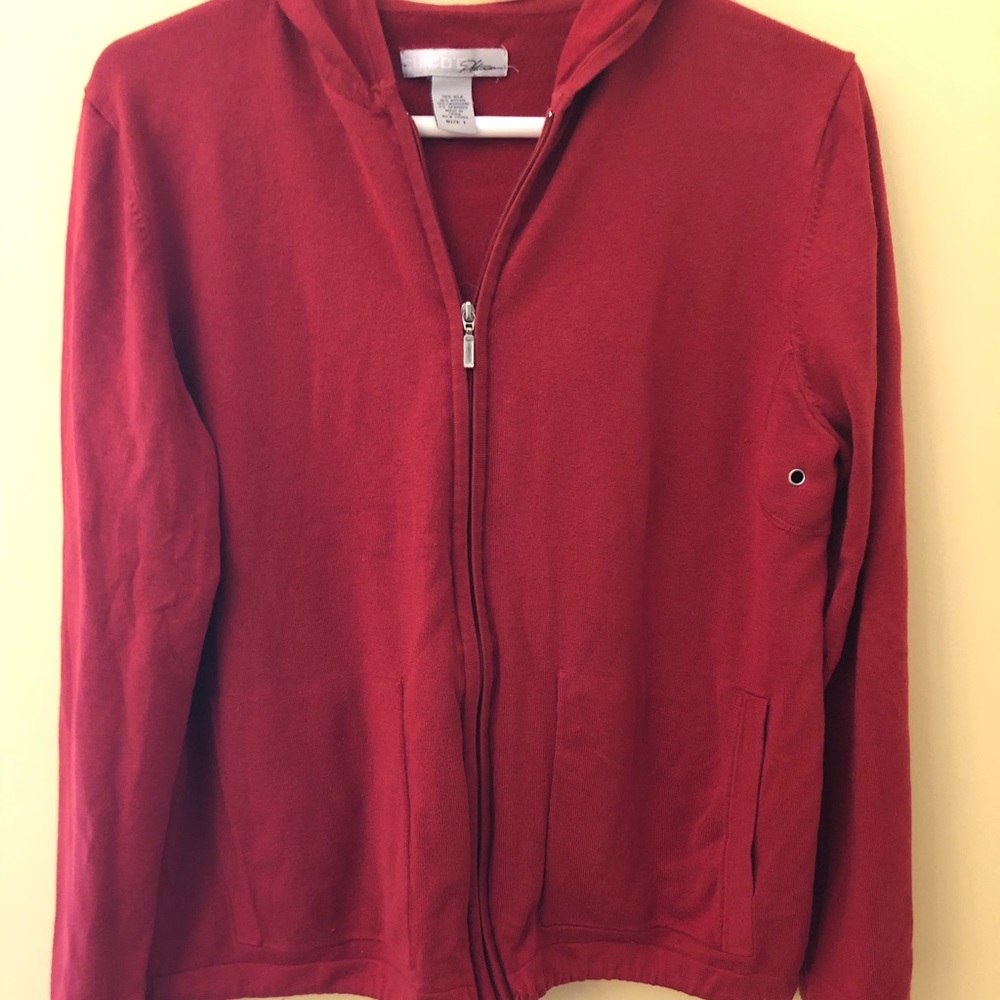 Hooded cardigan